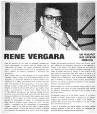 René Vergara : [entrevistas]