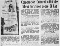 Corporación Cultural editó dos libros turísticos sobre El Loa.