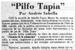 "Pilfo Tapia"