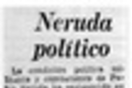 Neruda político