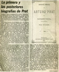 La primera y las posteriores biografías de Prat