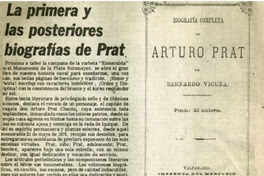 La primera y las posteriores biografías de Prat