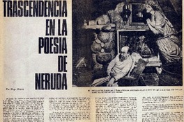 Trascendencia en la poesía de Neruda