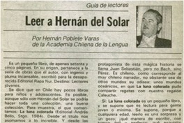 Leer a Hernán del Solar
