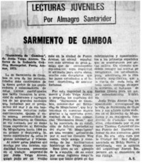 Sarmiento de Gamboa"