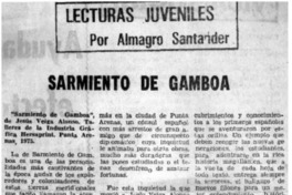 Sarmiento de Gamboa"