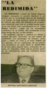 "La Redimida".