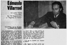 Edmundo Villarroel : [entrevistas]