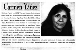 Carmen Yáñez.