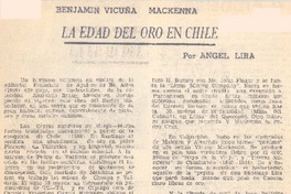 La edad del oro en Chile