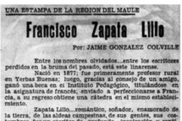 Francisco Zapata Lillo
