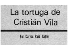 La tortuga de Cristián Vila