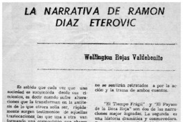 La narrativa de ramón Díaz Eterovic