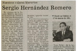 Sergio Hernández Romero