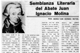 Semblanza literaria del Abate Juan Ignacio Molina
