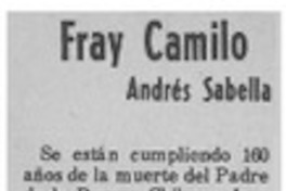 Fray Camilo