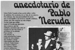 Anecdotario de Pablo Neruda