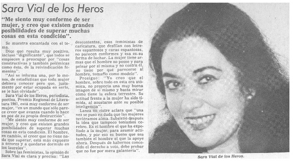 Sara Vial de los Heros.