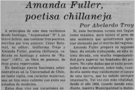 Amanda Fuller, poetisa chillaneja