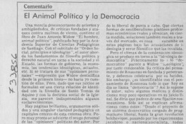 El animal político y la democracia