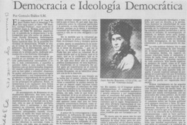 Democracia e ideología democrática