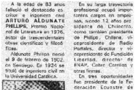 Arturo Aldunate Phillips.