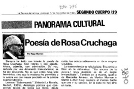 Poesía de Rosa Cruchaga