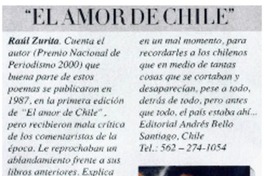 El amor de Chile"