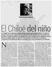 El Chiloé del niño.