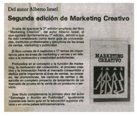 Segunda edición de Marketing creativo.