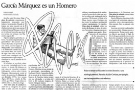 García Márquez es un Homero