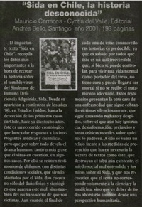Sida en Chile, la historia desconocida