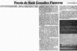 Poesía de Raúl González Figueroa