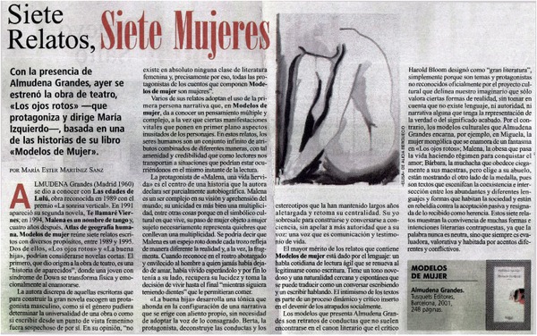 Siete relatos, siete mujeres