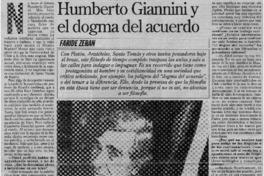 Humberto Giannini y el dogma del acuerdo : [entrevistas]
