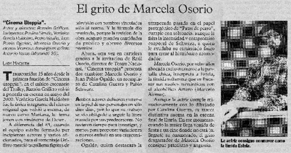 El grito de Marcela Osorio
