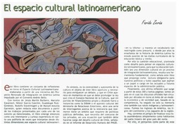 El espacio cultural latinoamericano