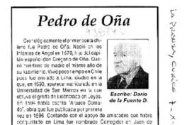 Pedro de Oña