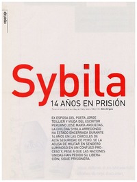 Sybila, 14 años en prisión