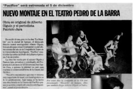 Nuevo montaje en el Teatro Pedro de la Barra