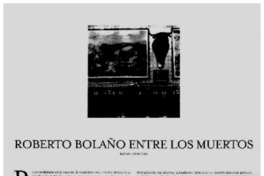 Roberto Bolaño entre los muertos
