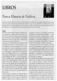 Nueva historia de Valdivia