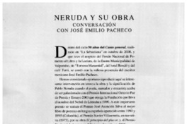 Neruda y su obra