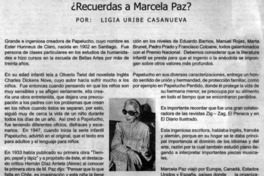 Recuerdas a Marcela Paz?