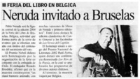 Neruda invitado a Bruselas.