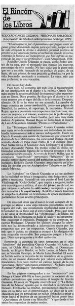 Rodolfo Garcés Guzmán: "Personajes fabulosos"