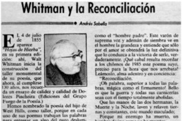 Whitman y la reconciliación