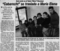 Cabarecht" se traslada a María Elena.