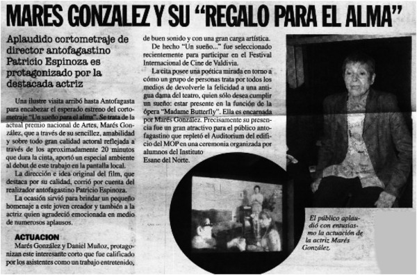 Marés González y su "Regalo para el alma".