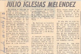 Julio Iglesias Meléndez